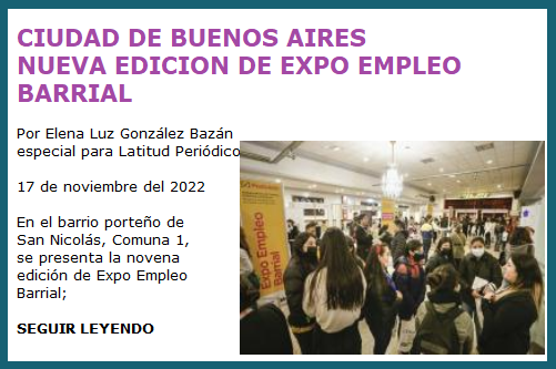EXPO EMPLEO BARRIAL